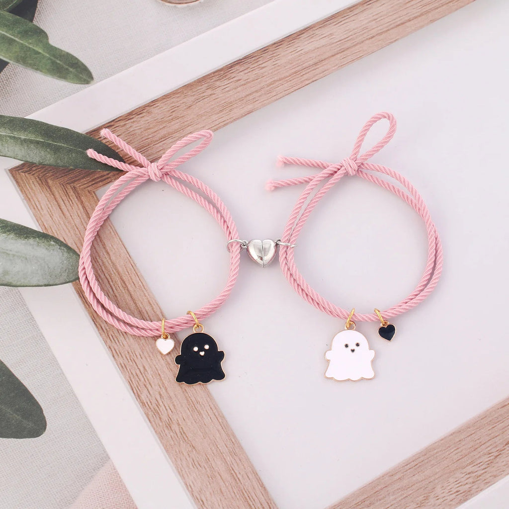 Pulseras para Parejas de Amigos Gourmette Fantasmas 3