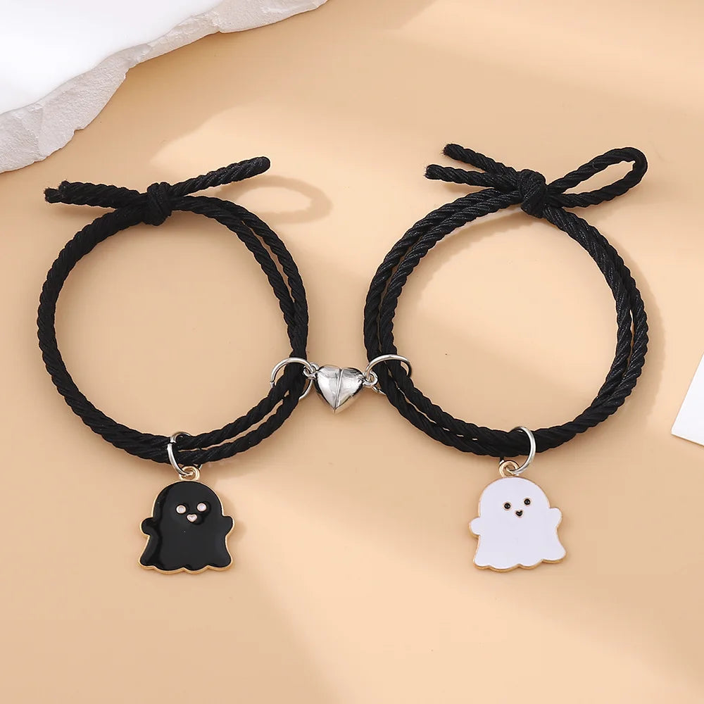 Pulseras para Parejas de Amigos Gourmette Fantasmas 4