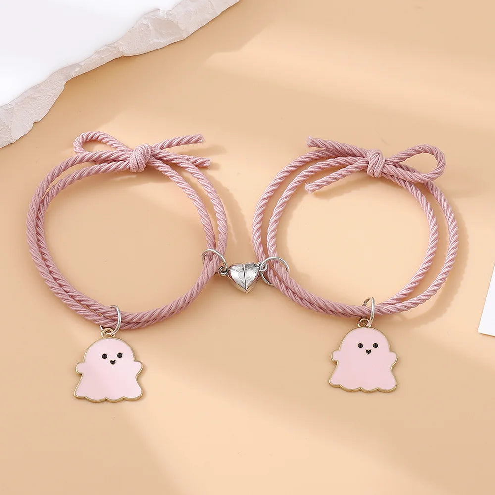 Pulseras para Parejas de Amigos Gourmette Fantasmas 5