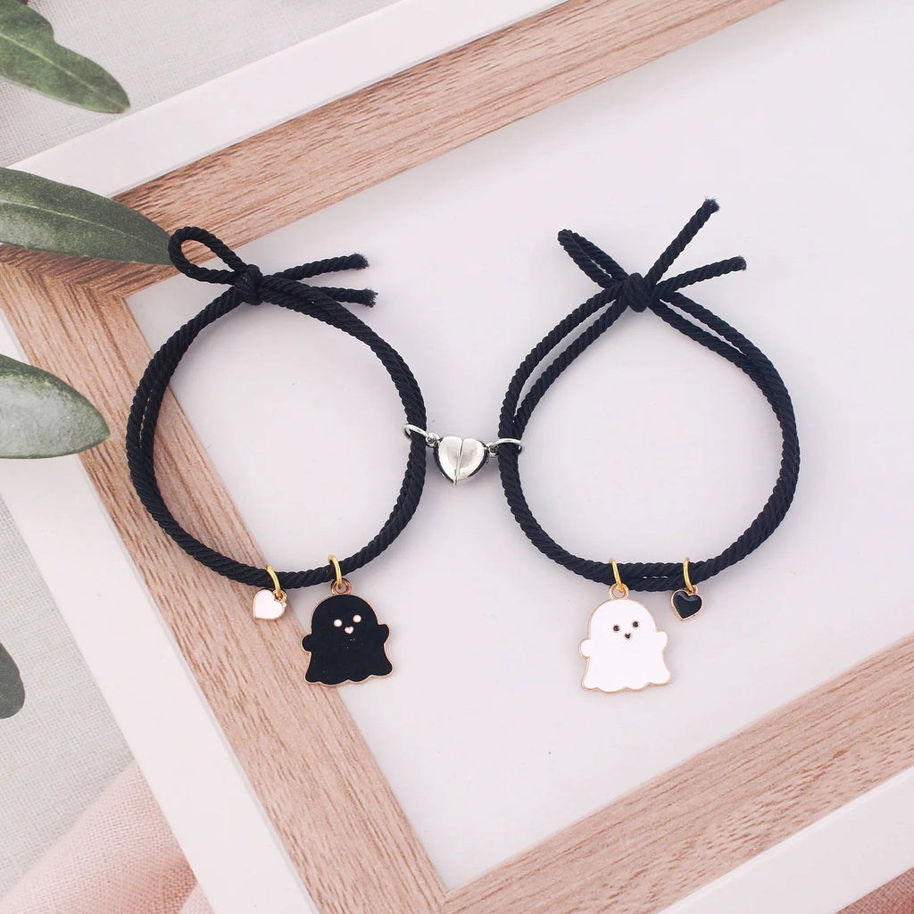 Pulseras para Parejas de Amigos Gourmette Fantasmas 6