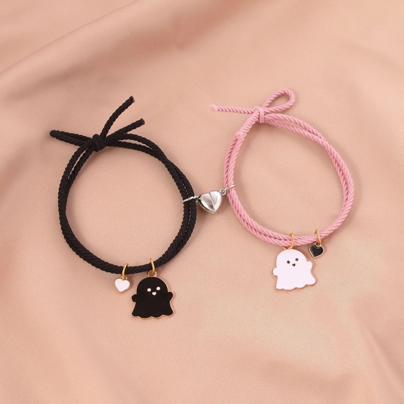 Pulseras para Parejas de Amigos Gourmette Fantasmas 1