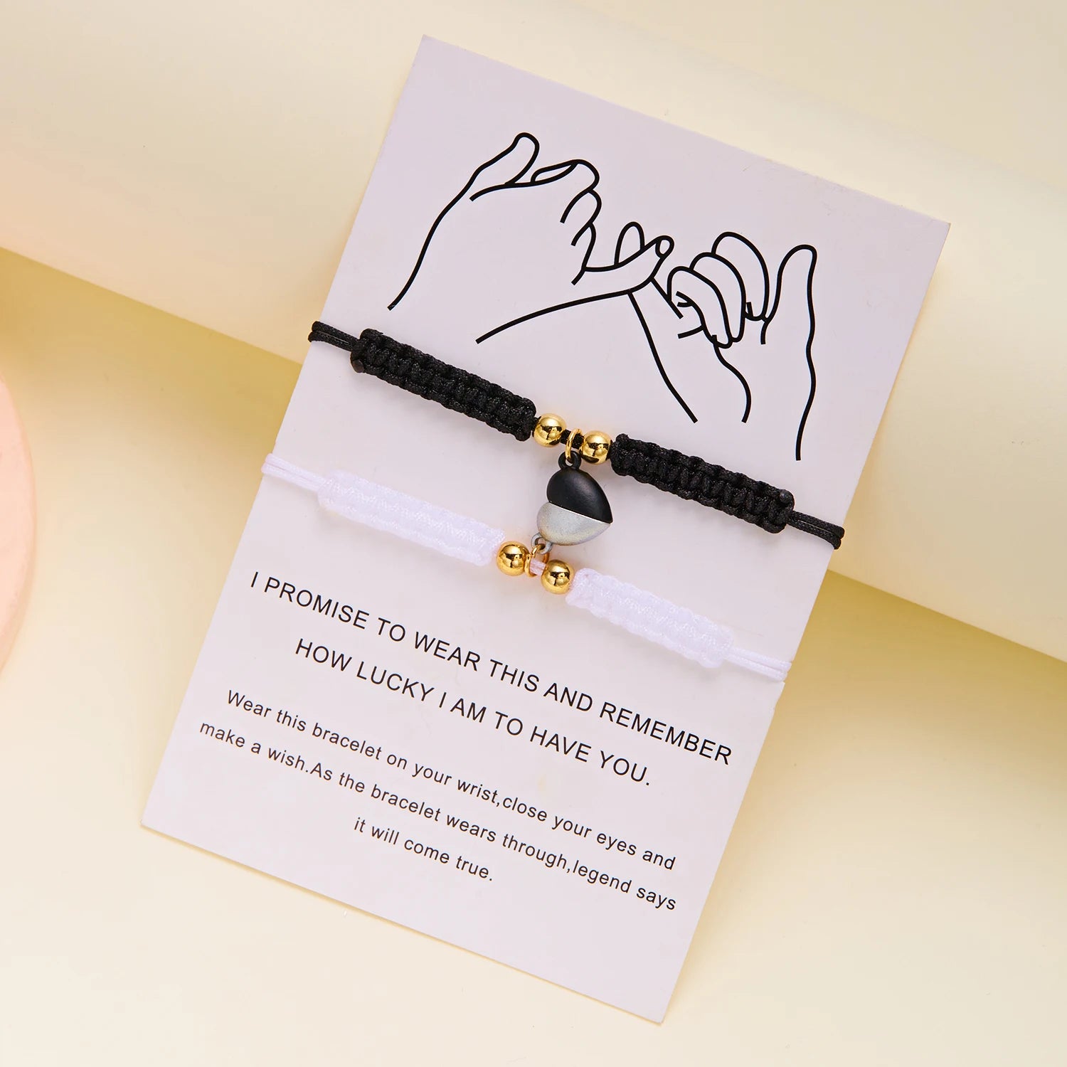 Pulseras para Parejas de Amigos Gourmette Romántica