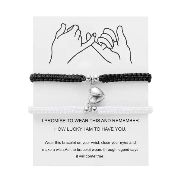 Pulseras para Parejas de Amigos Gourmette Romántica