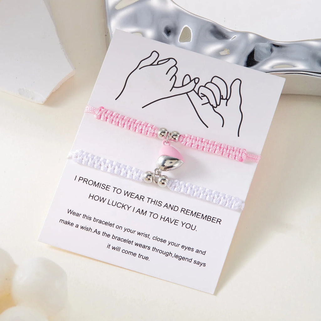 Pulseras para Parejas de Amigos Gourmette Romántica