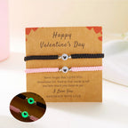 Pulseras para Parejas de Amigos Gourmette Romántica