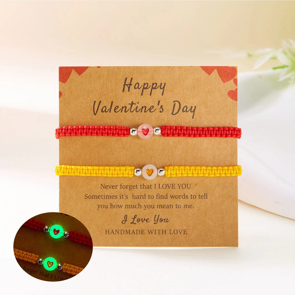 Pulseras para Parejas de Amigos Gourmette Romántica