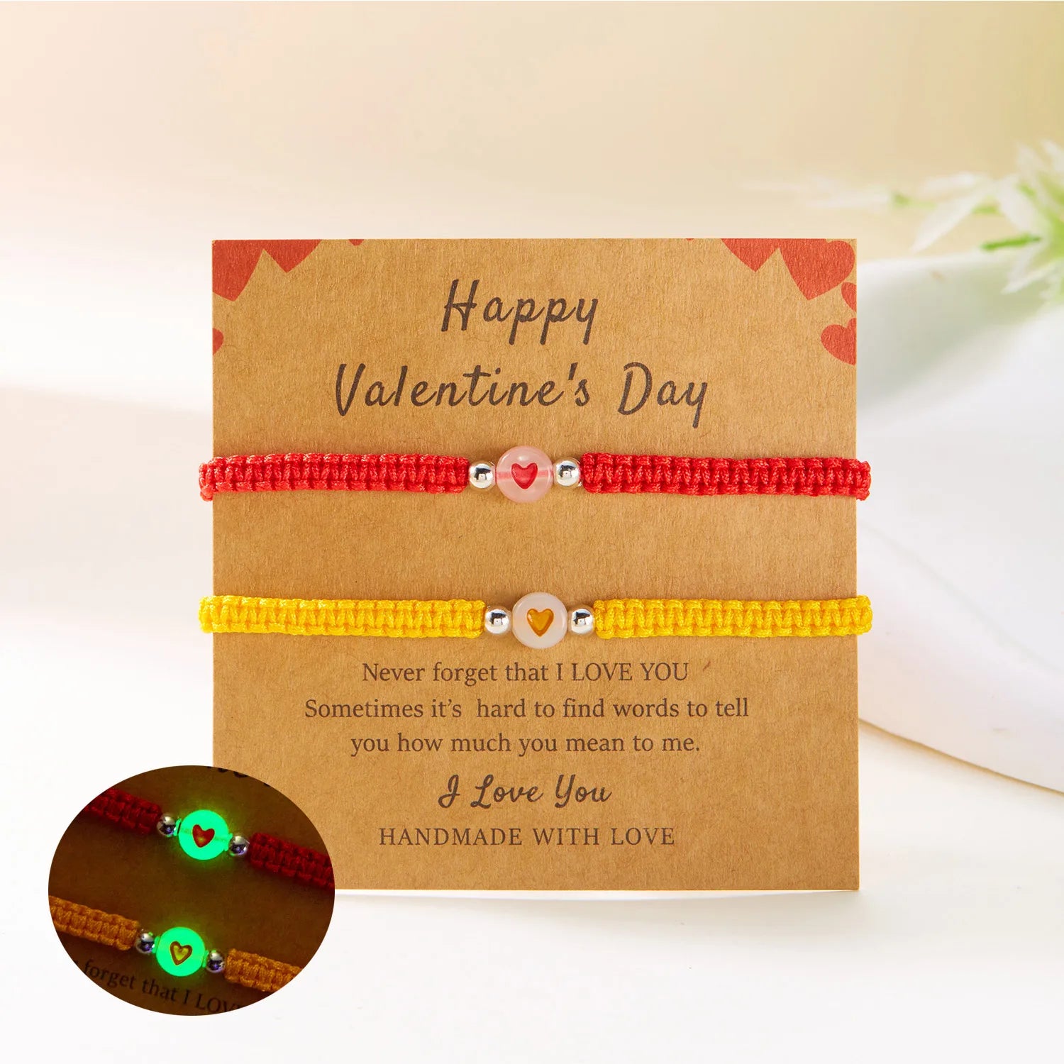 Pulseras para Parejas de Amigos Gourmette Romántica