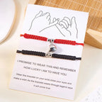 Pulseras para Parejas de Amigos Gourmette Romántica