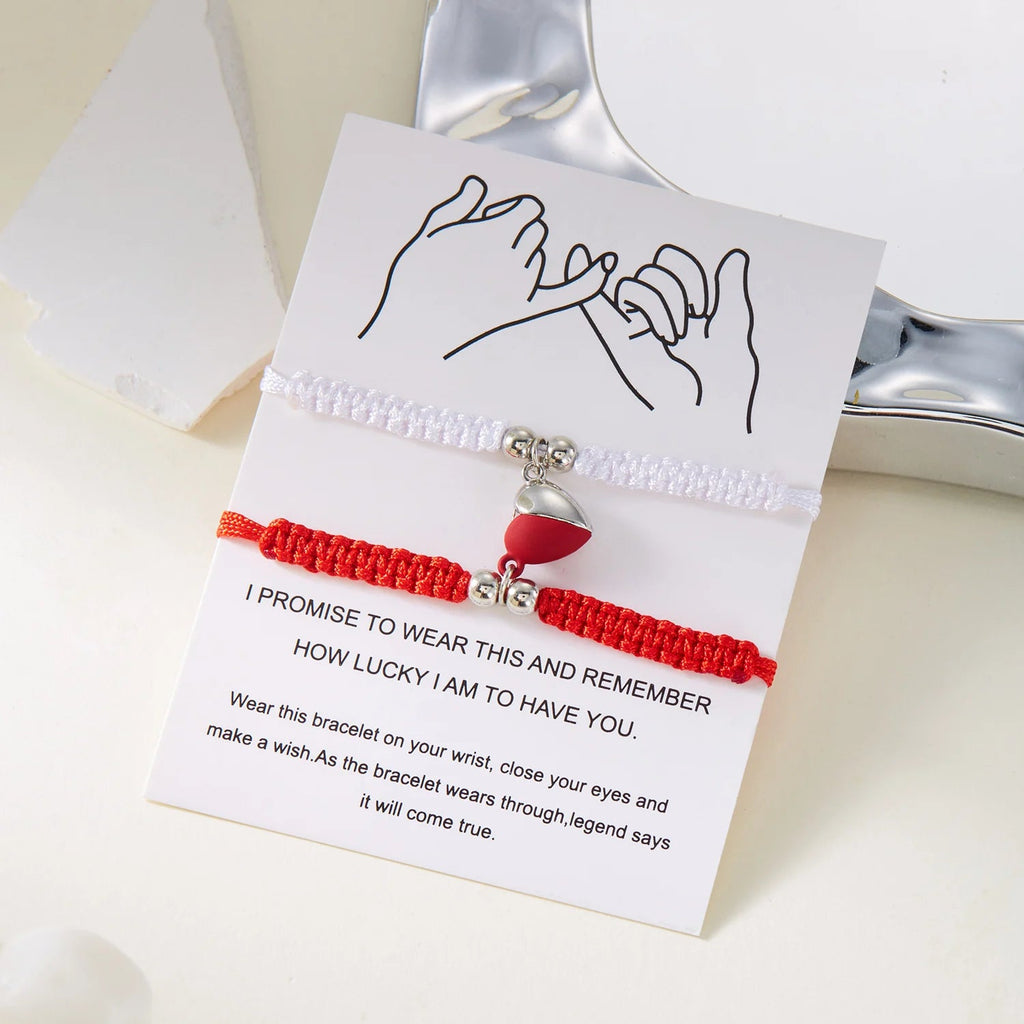 Pulseras para Parejas de Amigos Gourmette Romántica