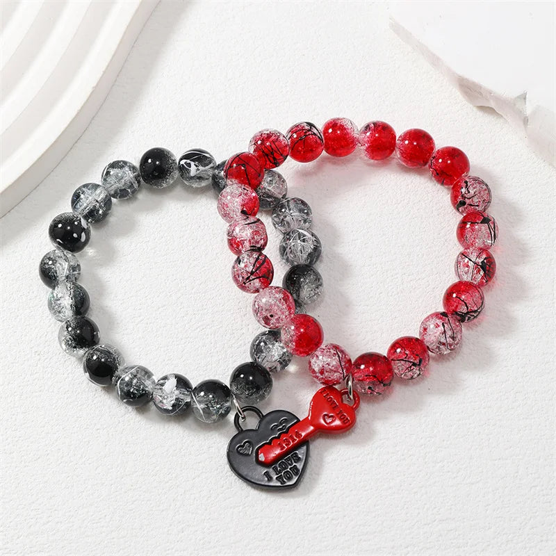 Pulseras para Parejas Pulsera Romántica Magnética 2