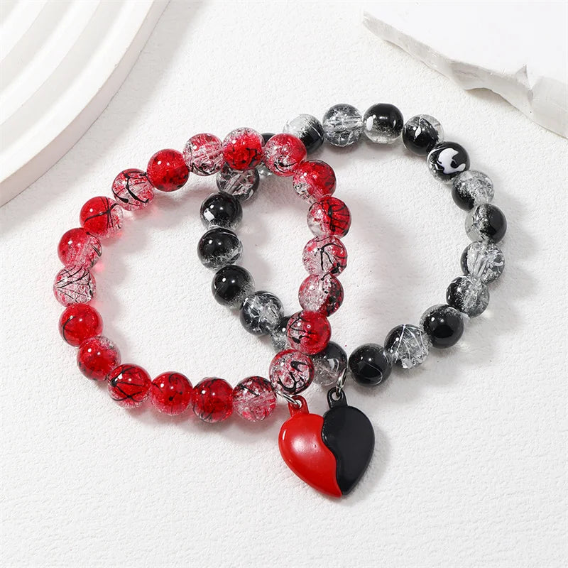 Pulseras para Parejas Pulsera Romántica Magnética 1