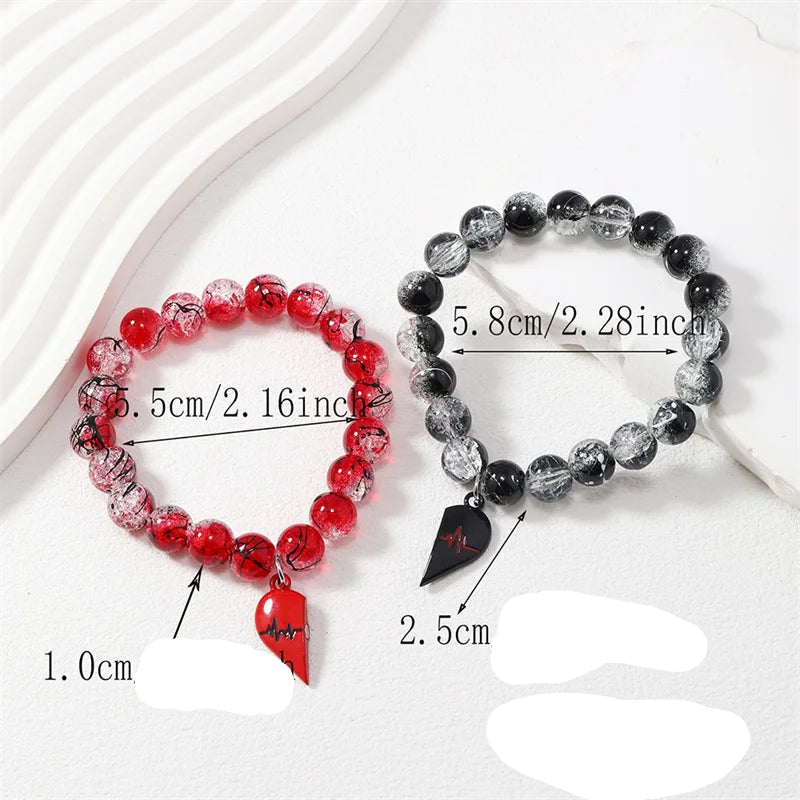 Pulseras para Parejas Pulsera Romántica Magnética 5