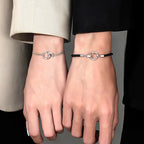 Pulseras para Parejas Románticas Pulsera de eslabones