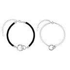 Pulseras para Parejas Románticas Pulsera de eslabones 