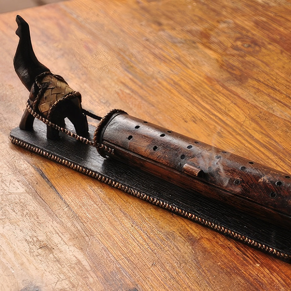 Quemador de incienso de madera 