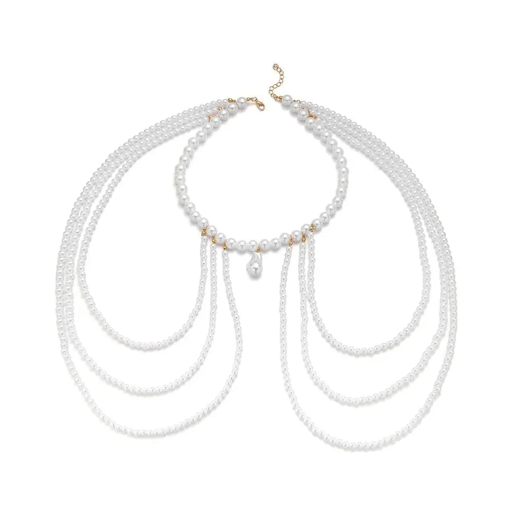 Cadena de hombro para mujer - Joya para clavícula y hombro