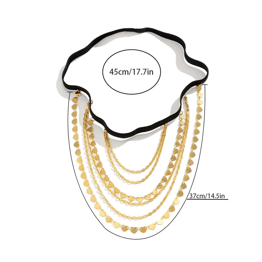 Cadena de Muslo Corazón - Joya de Muslo Pierna Cuerpo Muslo Mujer