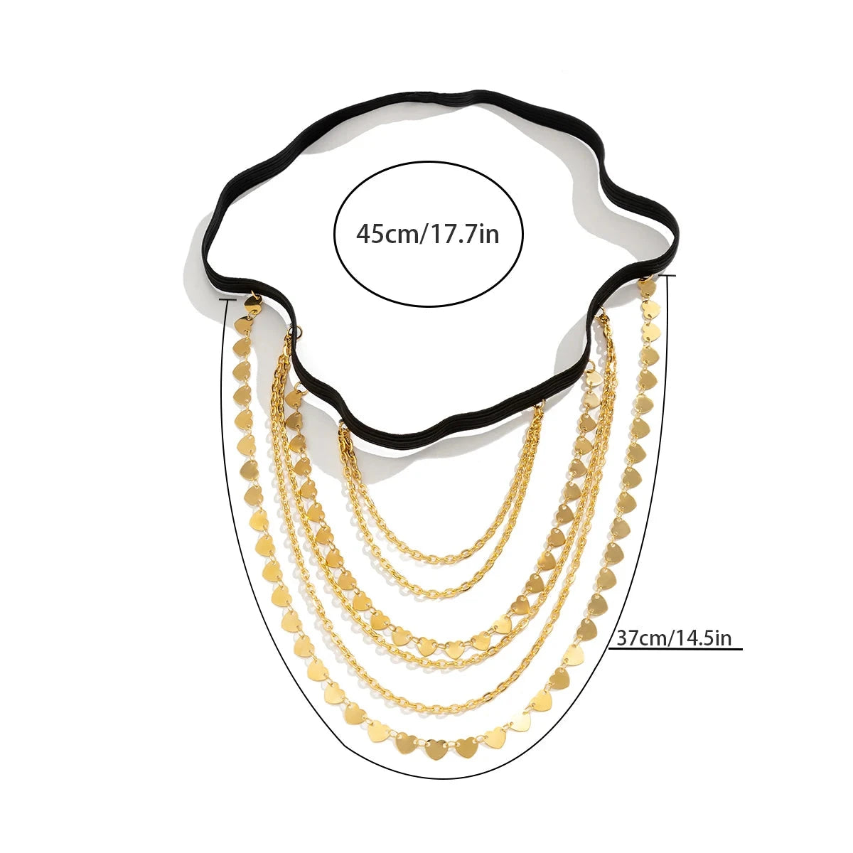 Cadena de Muslo Corazón - Joya de Muslo Pierna Cuerpo Muslo Mujer