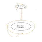 Cadena de Desbaste Mujer Collar Joya Pecho