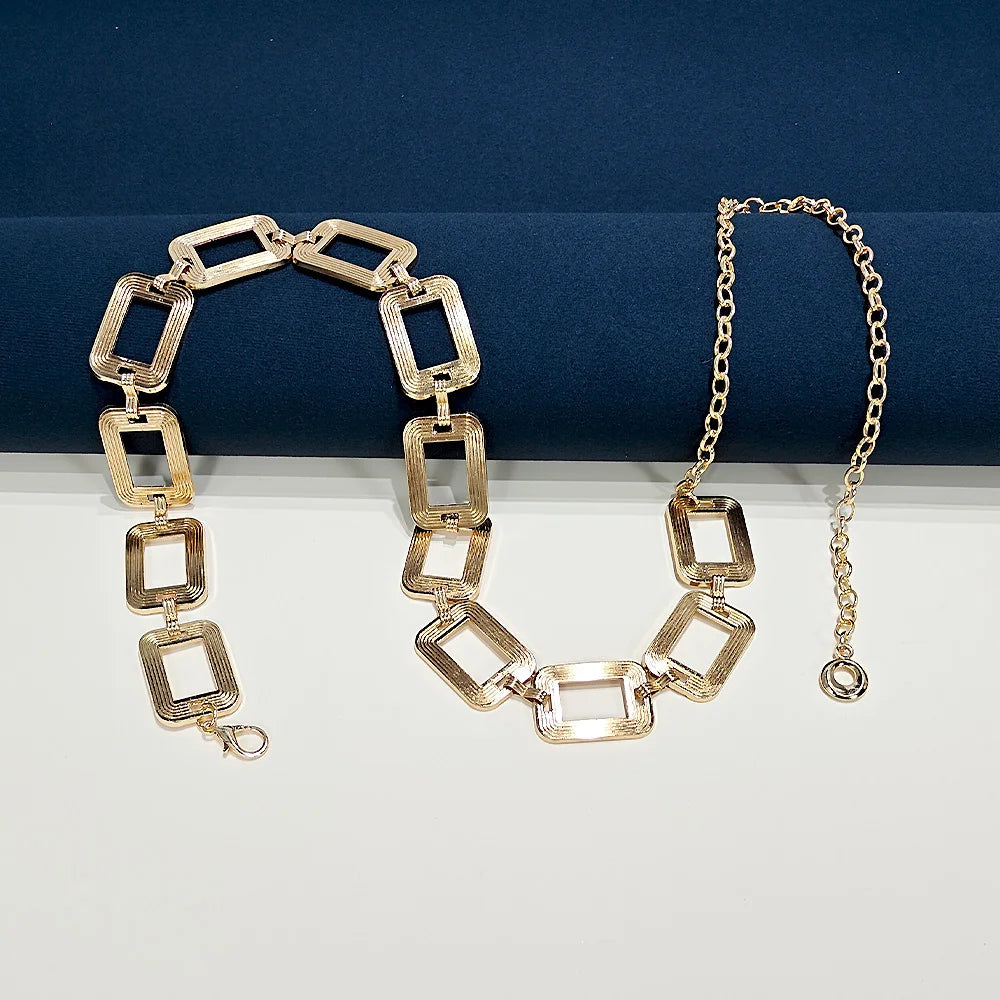 Cadena de cadera boho - joya de cintura y vientre para mujer plata