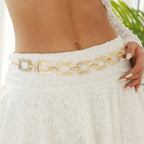 Cadena de cadera boho - joya de cintura y vientre para mujer oro