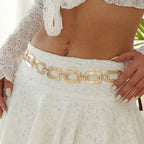 Cadena de cadera boho - joya de cintura y vientre para mujer oro