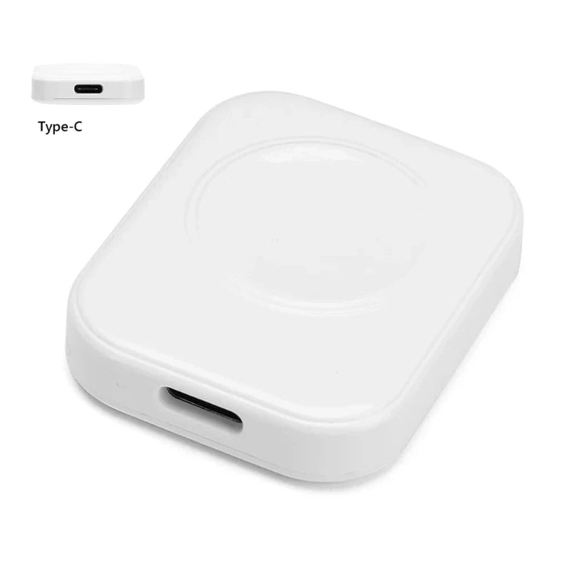 Cargador Inalámbrico Portátil para Apple Watch blanco