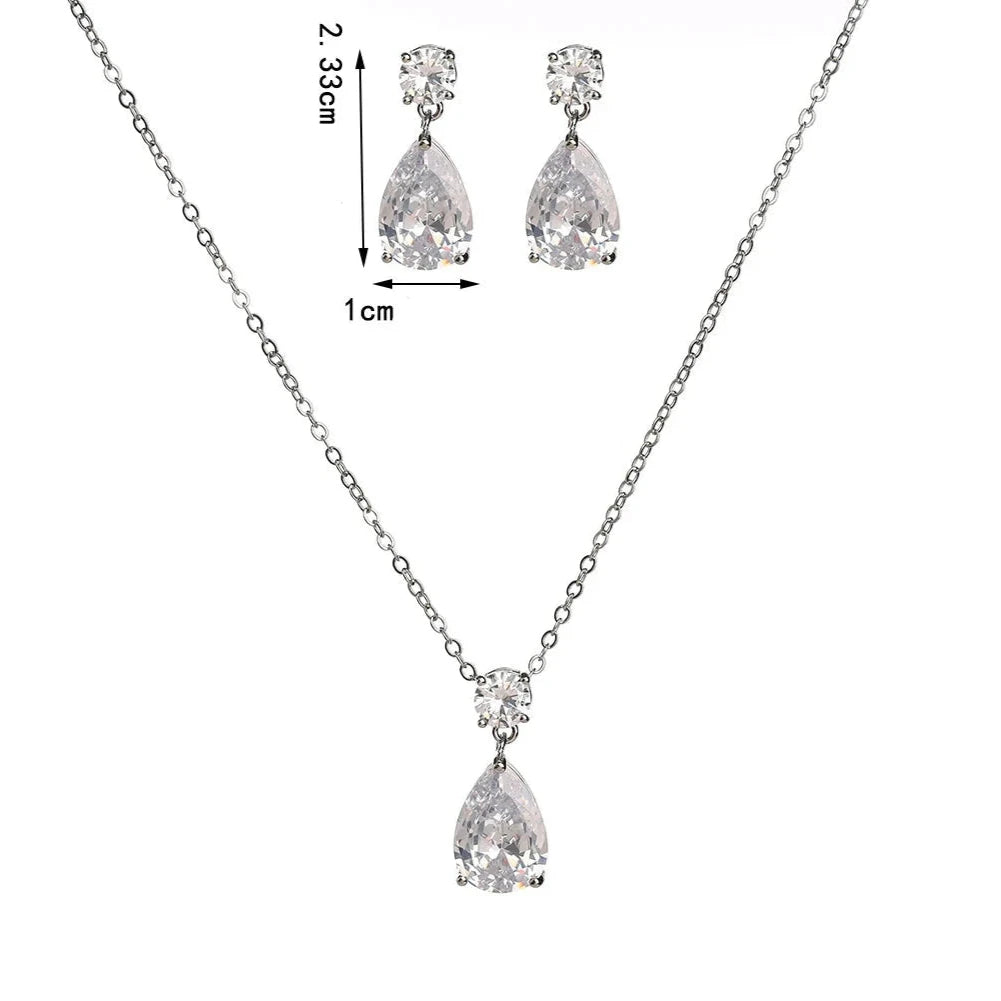 Estuche de 3 Joyas Gota de Agua 