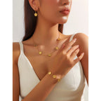 Estuche de 3 Joyas Margaritas Oro 