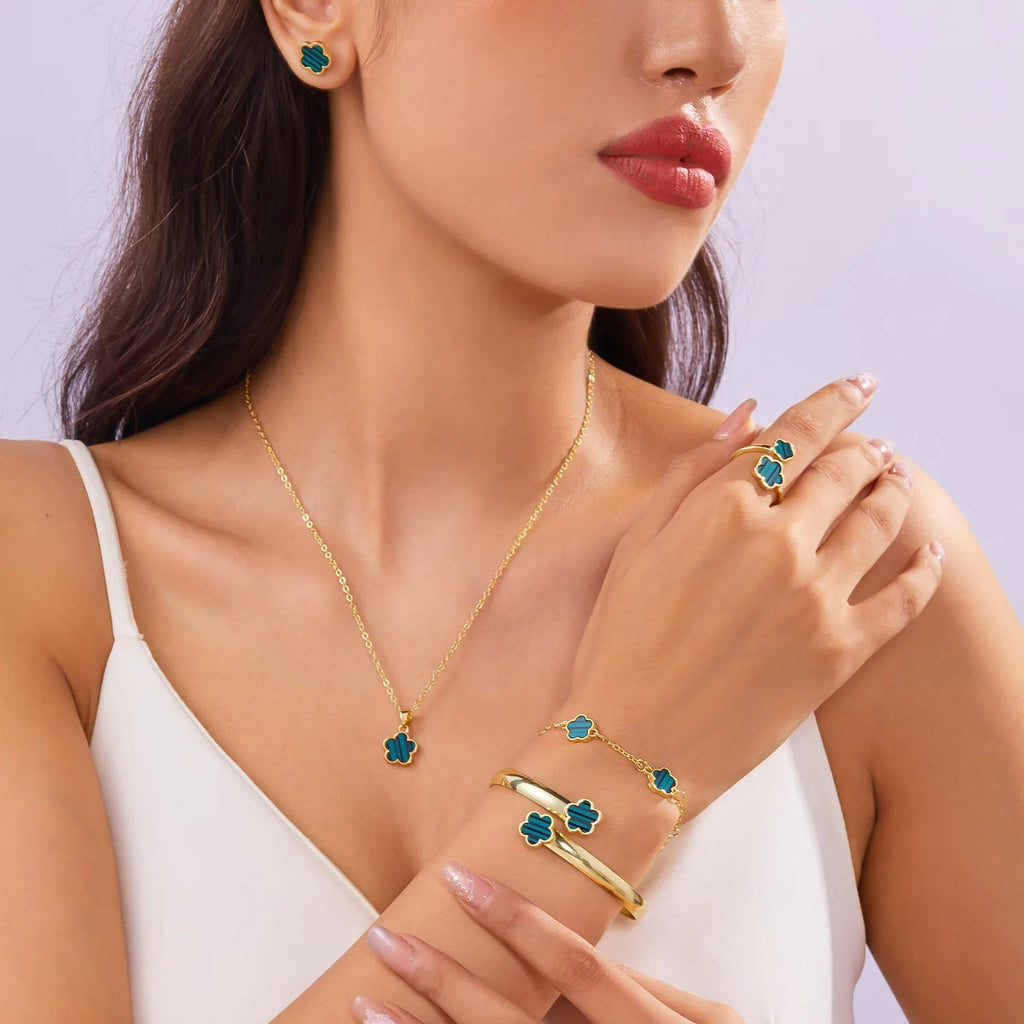 Estuche Tréboles de 5 Joyas 