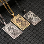 Collar con bonito colgante signo del zodiaco astrológico