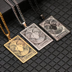 Collar con bonito colgante signo del zodiaco astrológico
