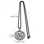 Collar con colgante de árbol con pájaro