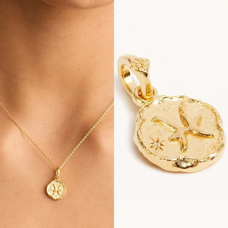 Collar con Colgante de Astrología Signo del Zodiaco