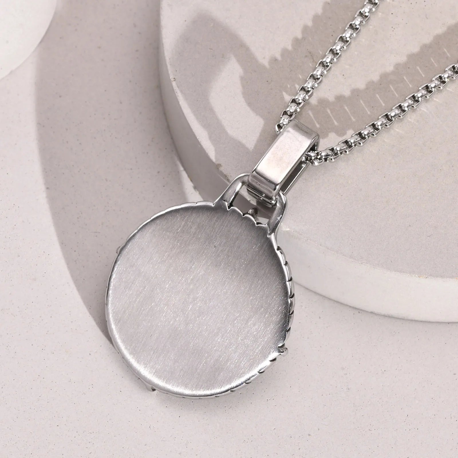 Collar con Colgante Brújula Rosa de los Vientos para Hombre