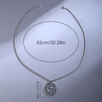 Collar con colgante de setas