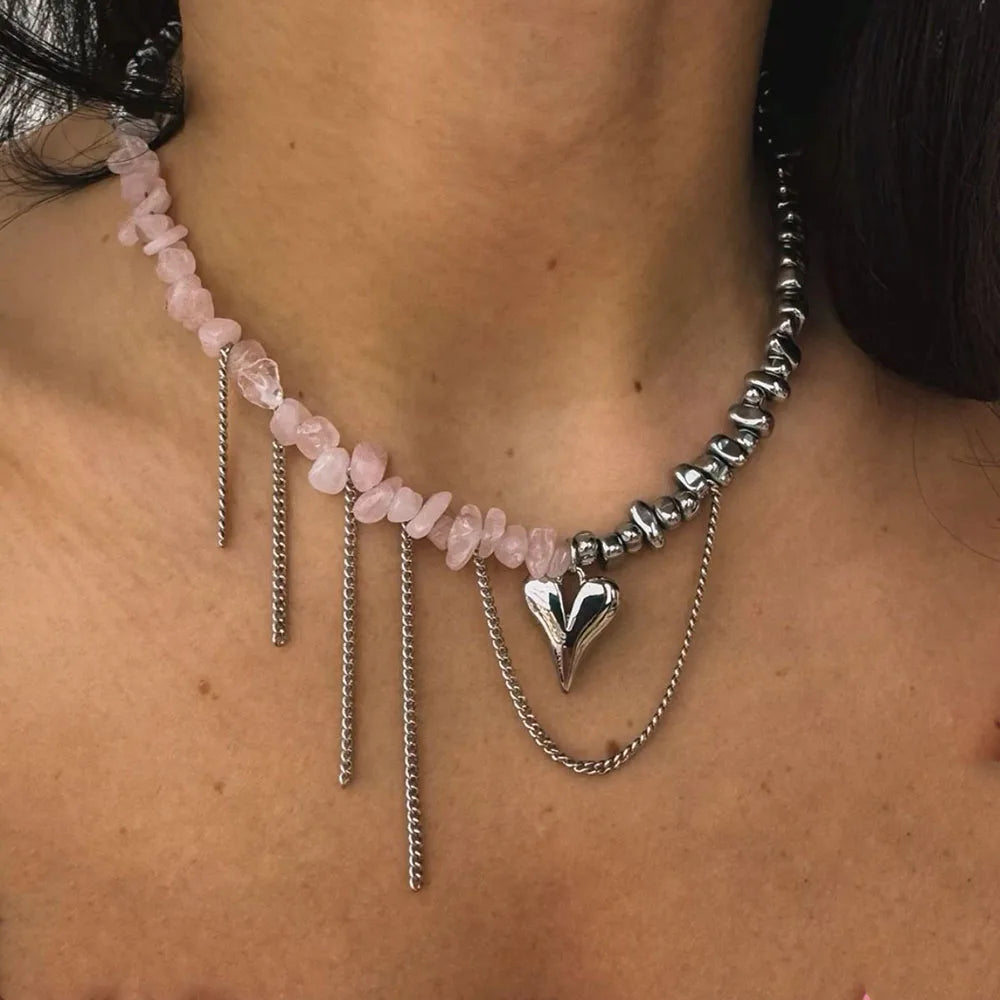 Collar con Colgante de Corazón A