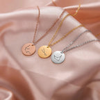 Collar con colgante de constelación signo del zodiaco
