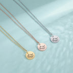 Collar con colgante de constelación signo del zodiaco