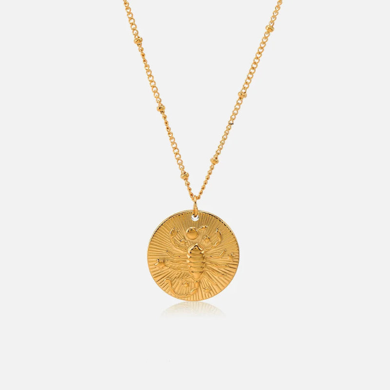 Collar con Colgante de Constelación Signo del Zodiaco