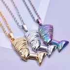 Collar con Colgante de Nefertiti plata