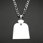 Collar con colgante de oraciones judías los 10 mandamientos de la Torá