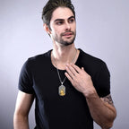 Collar con colgante de estilo signo del zodiaco astrológico