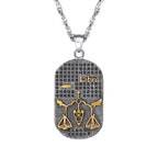 Collar con colgante de estilo signo del zodiaco astrológico