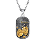 Collar con colgante de estilo signo del zodiaco astrológico