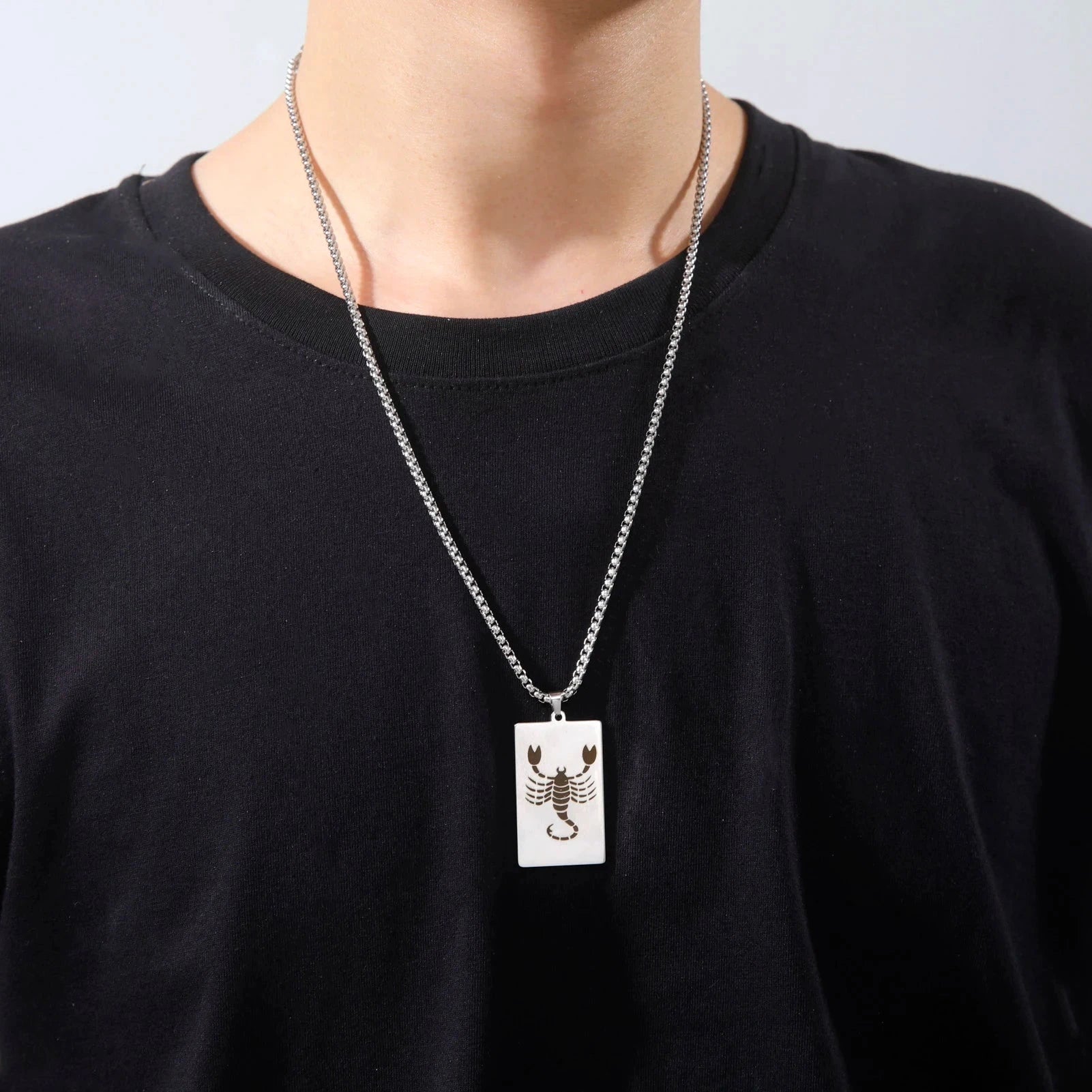 Collar con Colgante Elegante Signo del Zodiaco Astrológico 