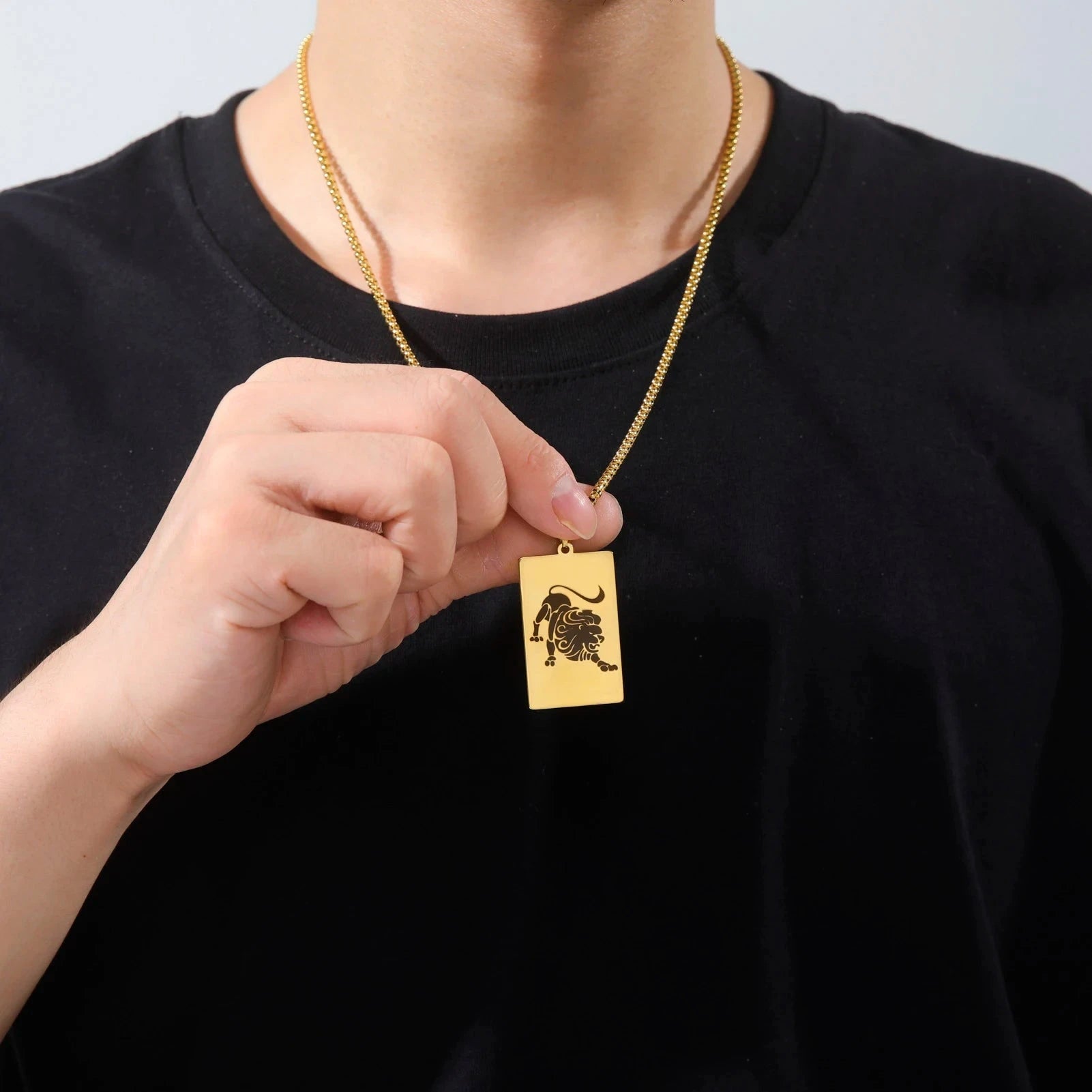 Collar con Colgante Elegante Signo del Zodiaco Astrológico 