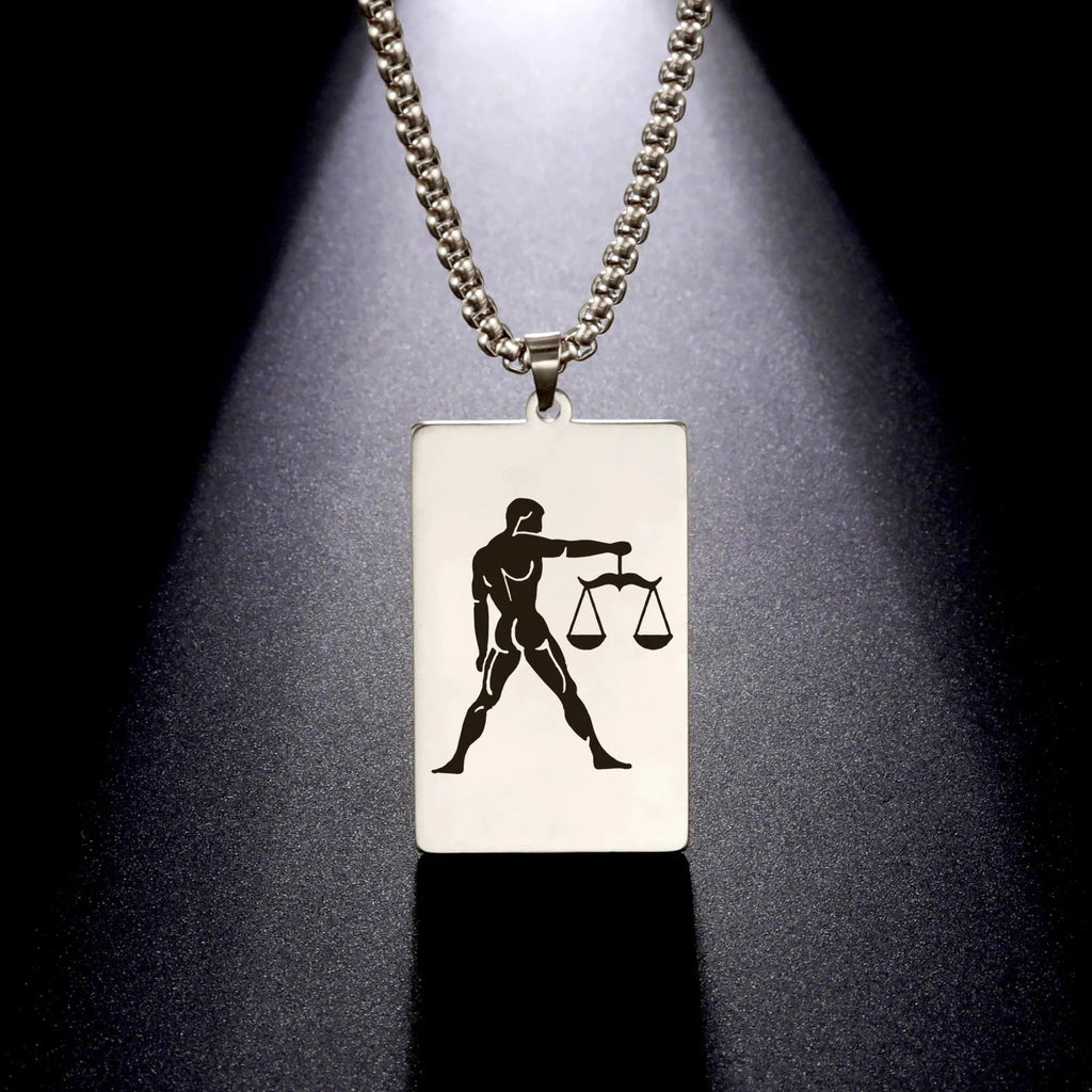 Collar con Colgante Elegante Signo del Zodiaco Astrológico