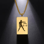 Collar con Colgante Elegante Signo del Zodiaco Astrológico