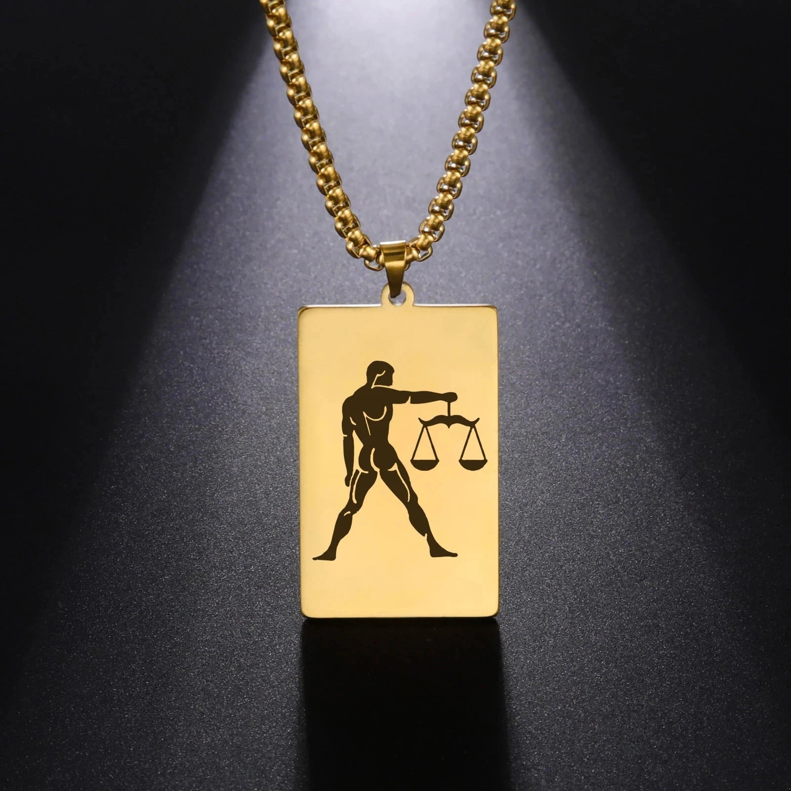 Collar con Colgante Elegante Signo del Zodiaco Astrológico